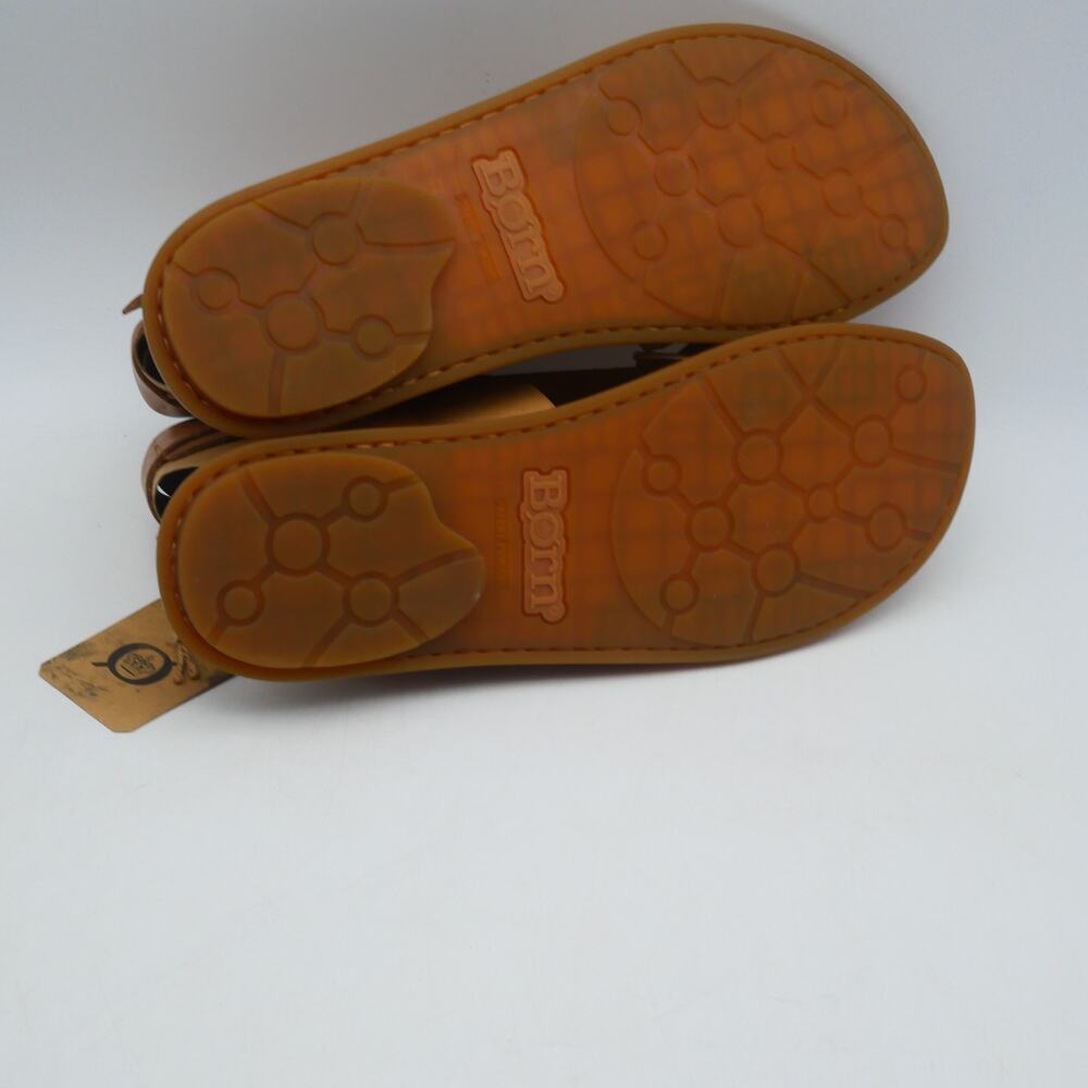 NEW Born Marlowe Women's 11 Sandals Brown Tan Leather Fisherman Cottage Core - Picture 7 of 8